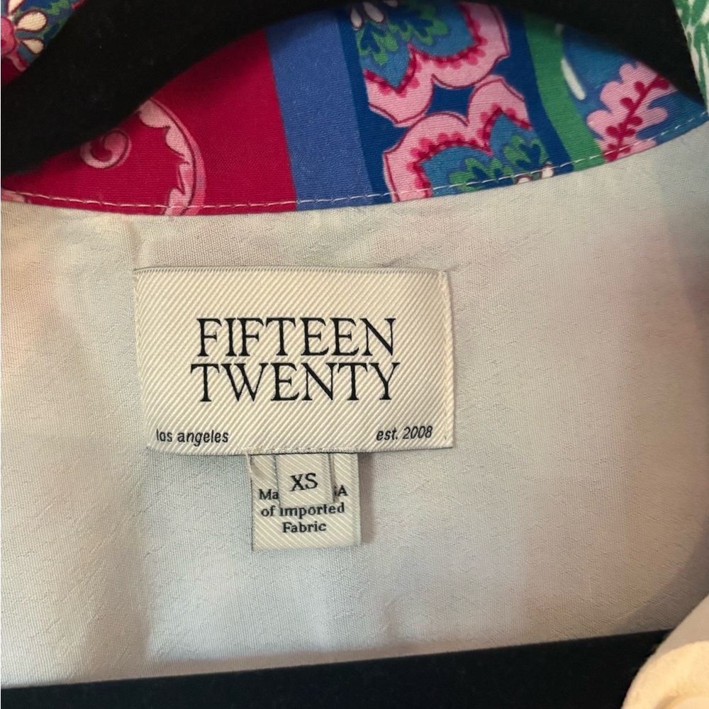 Fifteen Twenty Multicolor Floral Chloe blouse - Picture 2 of 6